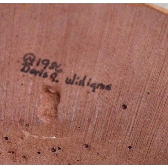 Vintage Saint Nicholas 1986 Doris C Williams Folk Art Santa Claus 80s Figurine - Picture 4 of 8